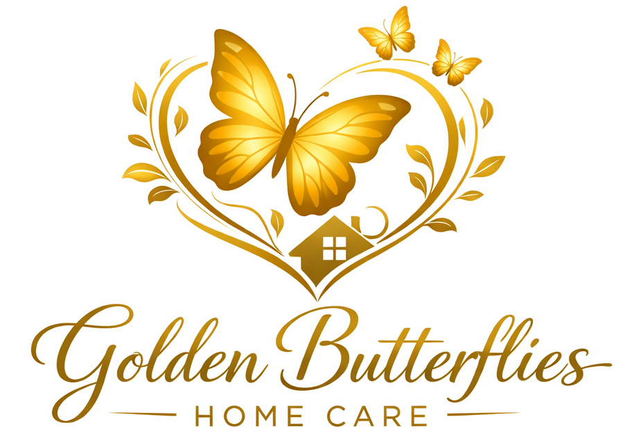 Golden Butterflies Home Care Logo
